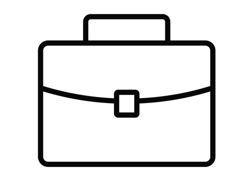 portfolio vector thin line icon