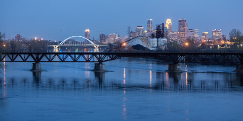 Obraz premium Minneapolis Skyline