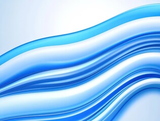 Fototapeta premium Abstract Blue Wave Background Design