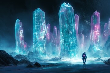 Explorer in a Crystal Landscape