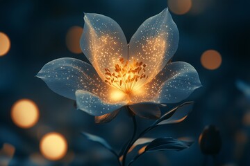 Glowing Fantasy Flower