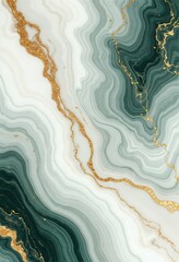 Elegant Marble Texture with Luxurious Gold Veins