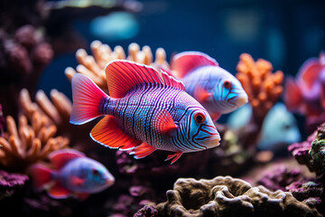 sea fish in coral reefs have developed distinct adaptations such as camouflage, mimicry, and impressive survival strategies to thrive in their underwater environment