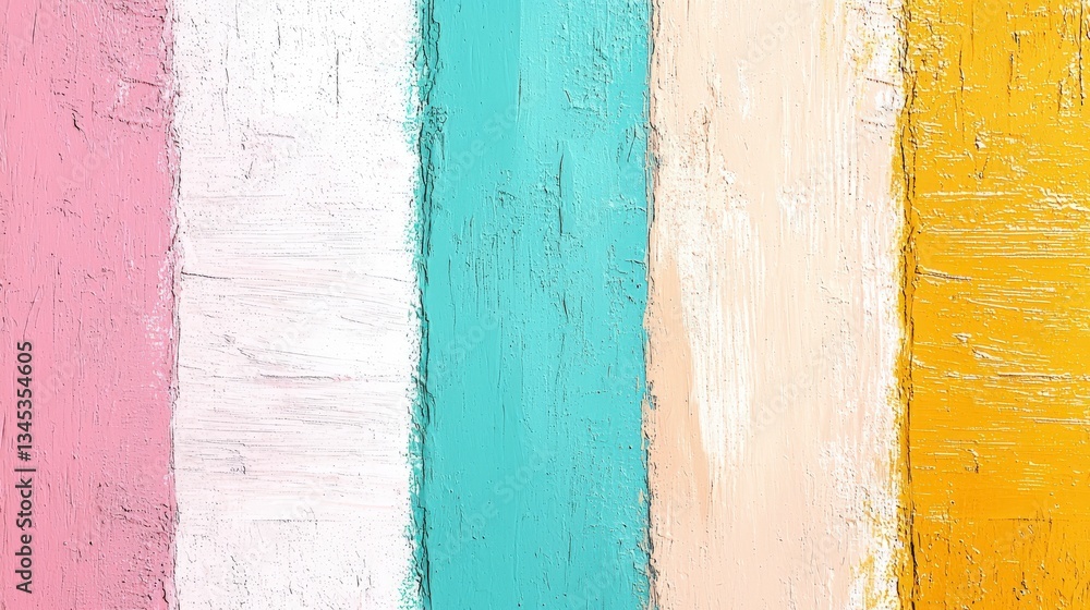 Poster abstract strokes: a vibrant composition of colorful vertical brushstrokes creating a visually captiv
