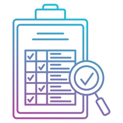 Survey icon element for design