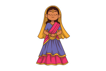 Fototapeta premium Indian Kids Characters
