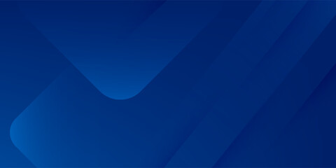 Fototapeta premium Abstract blue background with glowing geometric lines. Modern blue gradient square shape design. Futuristic technology concept. Suit for brochure, corporate, poster, banner, cover modern. eps 10