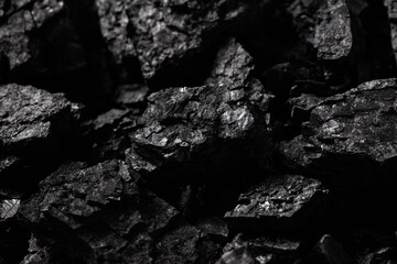 Natural black wood charcoal texture background