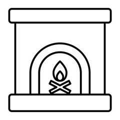 furnace outline icon