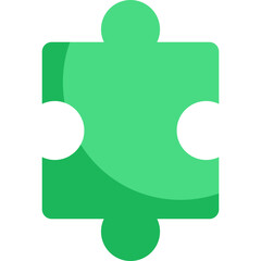 Puzzle - flat icon - illustration