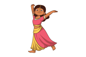 Indian Kids Characters Dancing