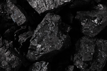 Natural black wood charcoal texture background