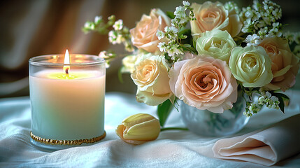 Delicate Mother Day floral composition