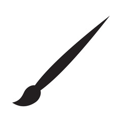 Drawing Simple trendy paint brush flat style icon vector design symbol illustration.