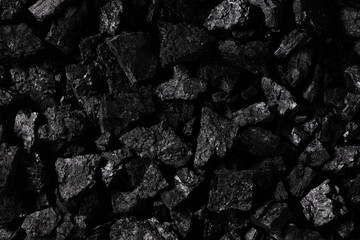 Natural black wood charcoal texture background