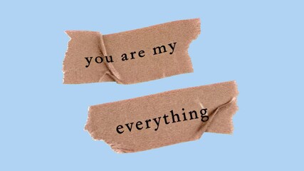 Textured brown tape strips animation isolated asset, transparent 4K video, alpha channel, ProRes 4444 - Powered by Adobe