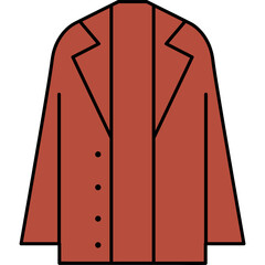 icon - flashion clothes - black line