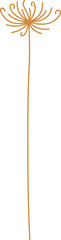 Line Flower Minimalist Element Set