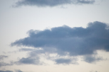 dark clouds at last light