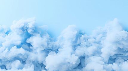 Light Blue Abstract Cloud Background