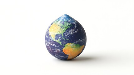 Fototapeta premium Fragile Earth: Global Water Crisis.