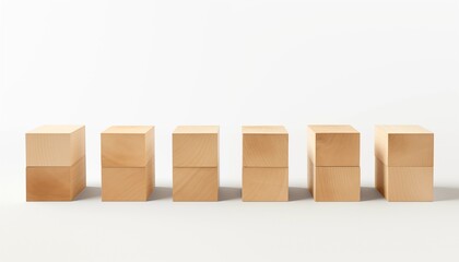 Obraz premium wooden blocks forming a word success