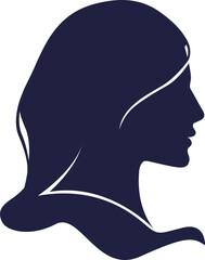Woman Silhouette Vector Element Set