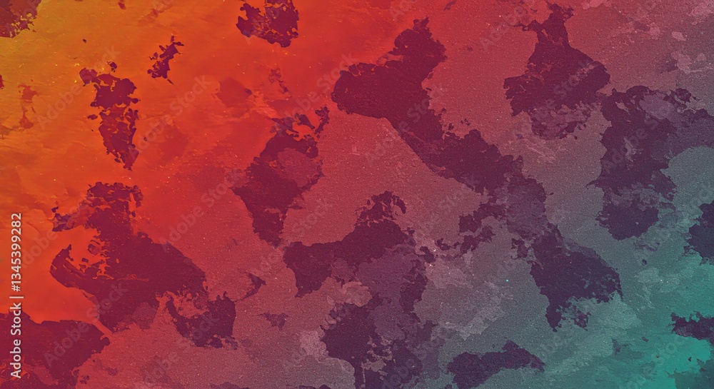 Poster A colorful background with a pattern of dots and lines