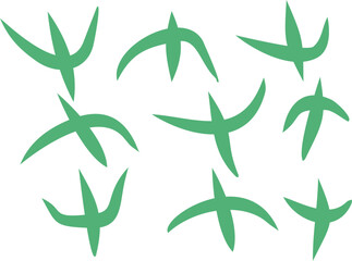Abstract Hand Drawn Element Vector