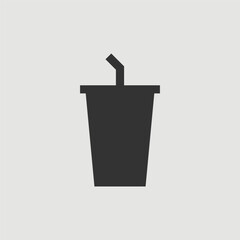Vector Simple Isolated Drink Icon