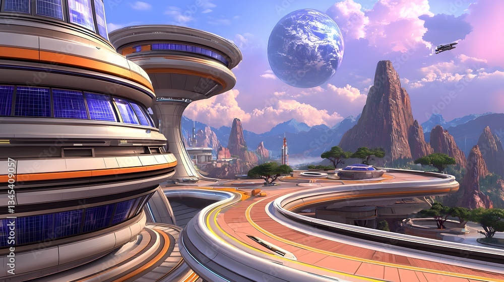 Poster futuristic ai powered industrial emissions capture systems dynamically neutralizing factory produced