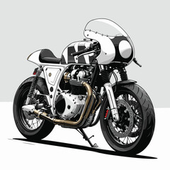 Fototapeta premium CAFERACER vector for graphic design