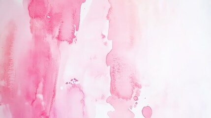 Obraz premium Pink Watercolor Wash Abstract Texture