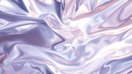 Fototapeta premium Smooth Shiny Silk Fabric Texture Background with Soft Pastel Colors