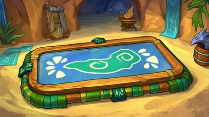 Ancient Ritualistic Water Basin