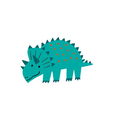 Cute cartoon hand drawn Dino. Sketch, doodle stile, vector illustration for kids. Cartoon Dosaur 
