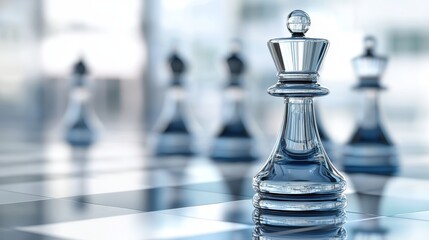 Strategic planning and innovation concepts in chess abstract environment