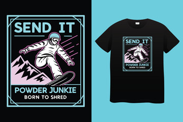 I'm a skiing dad, t shirt design silhouette retro style