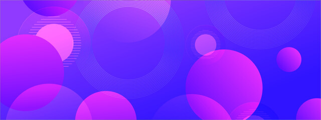 shapes purple and blue gradient minimalist abstract geometric vector illustration