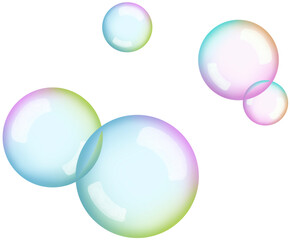 abstract colorful bubbles