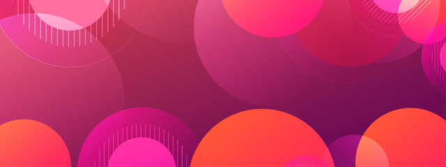 purple pink and orange gradient abstract geometric background vector illustration