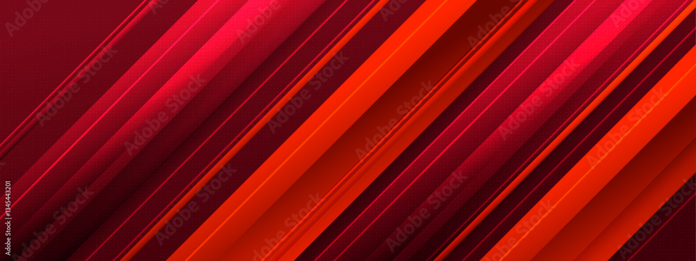 Poster elegant diagonal abstract red gradient geometric background vector illustration