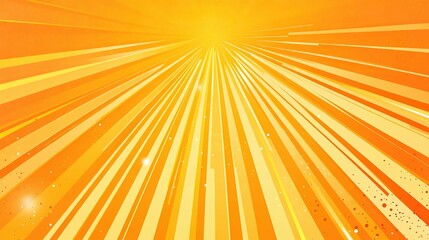 Obraz premium Abstract illustration of radiant light rays beaming from central source