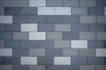 グレー系タイルのシンプル模様背景