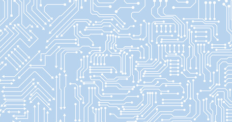 Abstract background with circuit board, technology design. High tech connection system stock illustration