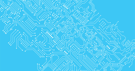Abstract background with circuit board, technology design. High tech connection system stock illustration