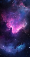 Naklejka premium Awe-Inspiring Cosmic Nebula Display