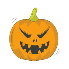 Spooky Halloween Element. Isolated Vector Illustration in Cartoon Design.