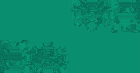 Abstract background with circuit board, technology design. High tech connection system stock illustration