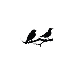 Obraz premium Bird silhouette